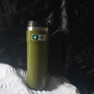 Starbucks Olive Green Travel Tumbler
